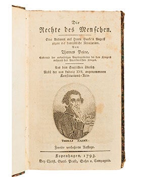 Item #51-6358 Die Rechte des Menschen : Eine Antwort auf Herrn Burke's Angriff gegen die...