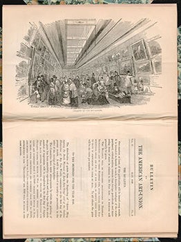 Item #51-6409 Bulletin of the American Art Union. Vol. II, no. 2, May 1849. First edition,...