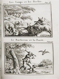 Item #51-6431 Les Cinq fabulistes, ou Les trois cents fables d'Ésope, de Lockman, de Philelphe,...