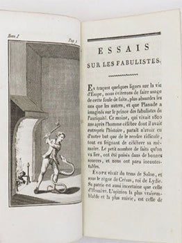 Les Cinq fabulistes, ou Les trois cents fables d'&Eacute;sope, de Lockman, de Philelphe, de Gabrias et d'Avienus. Tome 2 / ; ouvrage suivi des Fables mythologiques puis&eacute;es dans les meilleurs &eacute;crivains de l'antiquit&eacute;... par M. de Bellegarde. 10e &eacute;dition.. 2 volumes . Original printings. .