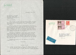 Item #51-6509 Dossier of correspondence between Caresse Crosby and others regarding the...