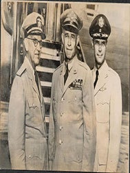 Item #51-6600 Portrait of Admiral Louis Denfield, General Omar Bradley and General Hoyt S....