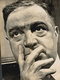 Item #51-6608 Portrait of Mayor Fiorello H. La Guardia in 1947. (1882-1947). Original...
