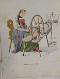 Item #51-6668 Costumes suisses. First edition of the portfolio. Franz Niklaus K&ouml;nig, A. Haller, printers Abraham Gagnebin.