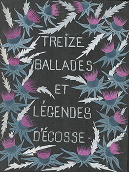 Item #51-6724 Original gouache design for "Treize Ballades et Légendes d' Écosse." [Thirteen...