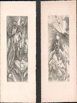 Placard pour un chemin des écoliers. (René Char and Valentine Gross Hugo.) . Extract.