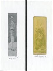Item #51-6734 Four photographic reproductions of Valentine Marie Augustine Gross Hugo's...