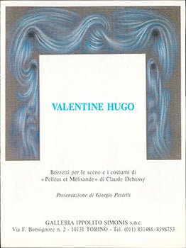 Item #51-6740 Gallery invitation for Valentine Gross Hugo. in Torino: Decorations for "Pelléas...