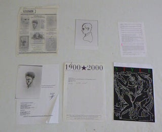 Item #51-6742 Archive of auction and gallery exhibition pages of the works of Valentine Marie...