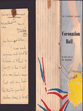 Item #51-6957 Invitation to attend The Primrose League Coronation Ball to Begum Liaquat Ali...