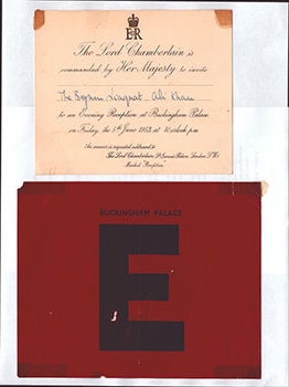 Item #51-6972 The Coronation of Her Majesty Queen Elizabeth II. Invitation to an evening...