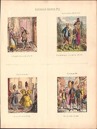 Sayings & Doings. No. 1- No. 6. First edition of the etchings. Complete.