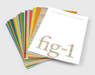 fig-1: 50 Projects in 50 Weeks. The deluxe portfolio, Signed by all the artists. First edition.