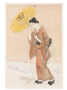 La Troisième jeunesse de Madame Prune. Illustré de dix-sept compositions originales gravées en couleurs par Foujita. First, limited edition.