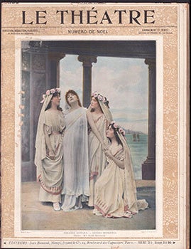Item #51-7114 Le Th&eacute;atre. Num&eacute;ro de Noel. D&eacute;cembre 1899. No. 24. First edition. Sarah Bernhardt, Michel Manzi, Directeur de publication.