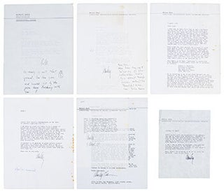 An archive of letters and photographica of Morley Baer to Dody Weston Thompson, Daniel MichaelThompson & Sean Callahan.