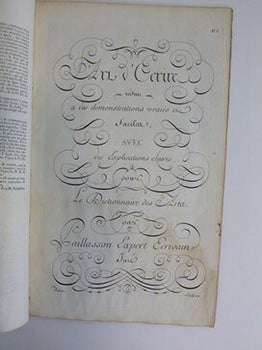 Item #51-7185 L'art d'écrire réduit à des démonstrations vraies et faciles, avec des...