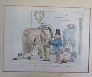 Item #51-7189 Les Anglais en Bourgogne. First edition of the etching. François Pierre...
