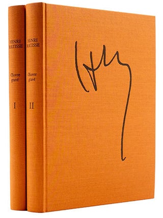 Item #51-7217 Henri Matisse catalogue raisonné de l'oeuvre gravé. The Complete Graphic Work. ...