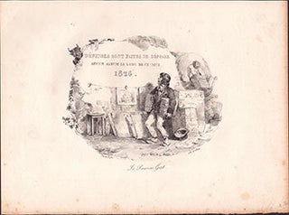 Item #51-7218 Le Pauvre Gât . First edition of the lithograph. Nicolas Toussaint Charlet