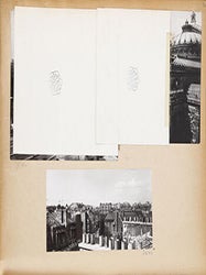 Les toits de Paris. Portfolio of original silver prints showing hundreds of bird's eye view roofs of buildings in Paris in the 1950s.
