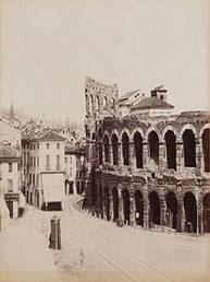 Item #51-7257 An album of 52 mixed albumen and silver gelatin 19th Century, including images of...