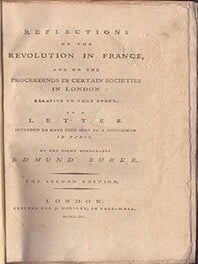 Item #51-7351 Reflections on the revolution in France, and on the proceedings of certain...