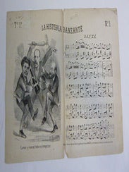 Item #51-7357 La Historia danzante ; semanario musica. First edition of the lithographs....