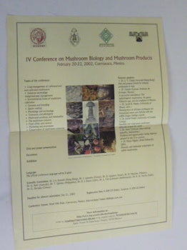 Item #51-7414 Poster for the IV Conference on Mushroom Biology and Mushroom Products. February...
