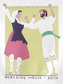 Item #52-0064 Basque Dancers, Boarding House, Boise. Lance Hidy