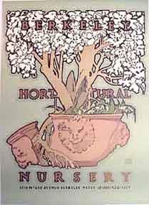 Item #52-0087 Berkeley Horticulture [poster]. David Lance Goines