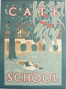Item #52-0099 Cate School [poster]. David Lance Goines