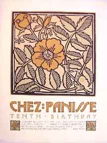 Goines, David Lance - Chez Panisse 10th Birthday. Tenth Birthday [Poster]