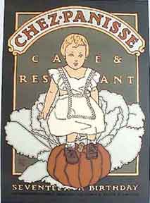 Item #52-0104 Chez Panisse 17th Birthday [poster]. David Lance Goines