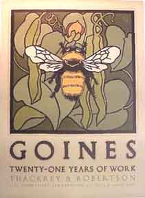 Item #52-0127 Goines. Twenty-one Years of Work [poster]. David Lance Goines