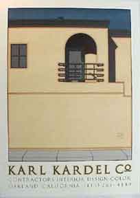 Item #52-0134 Karl Kardel (Building) [poster]. David Lance Goines