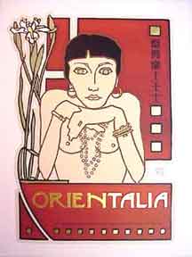 Item #52-0166 Orientalia [poster]. David Lance Goines.