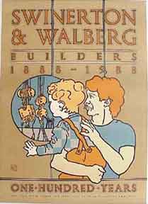 Item #52-0184 Swinerton & Walberg [poster]. David Lance Goines