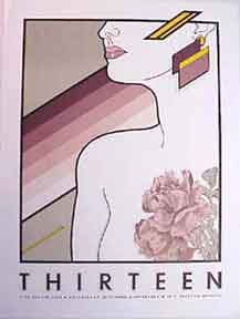 Item #52-0189 Thirteen [poster]. David Lance Goines