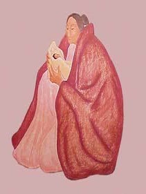 Item #52-0222 Mother and Child. R. C. Gorman