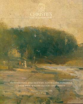 Item #54-2295 Impressionist and Modern Australian Paintings, Drawings, Watercolours and Prints....