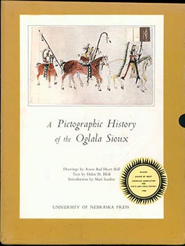 Item #55-0561 A Pictographic History of the Oglala Sioux. Amos Bad Heart Bull, Helen Blish.