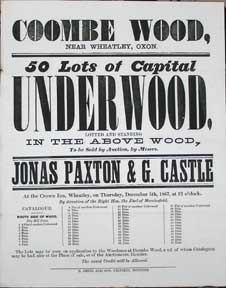 Item #55-0664 50 Lots of Capital Underwood. Coombe Wood, near Wheaton, Oxon [original auction...