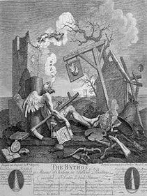 Item #55-0680 Tail Piece, or The Bathos. William Hogarth
