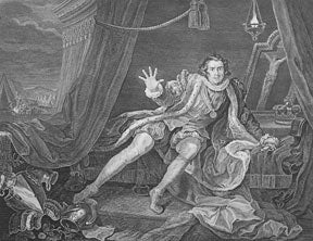 Hogarth, William - Garrick in the Character of Richard III, a Plate from the Works of William Hogarth from the Original Plates Restored by James Heath, &C