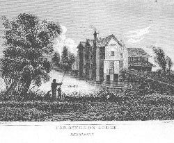 Item #55-0749 Farringdon Lodge, Berkshire. Castle after Smith.