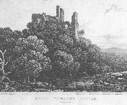 Woolnorth after Shepherd - Berry Pomeroy Castle, Devonshire