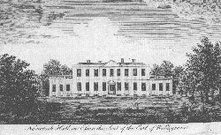 Item #55-0902 Navestock Hall, in Essex, the Seat of the Earl of Waldegrave. Anonymous