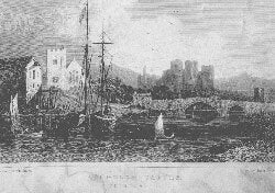 Item #55-0914 Rhuddlan Castle, Flintshire. Adlard after Gastineau