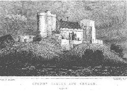Item #55-0995 Lympne Castle and Church, Kent. Adlard after Shepherd